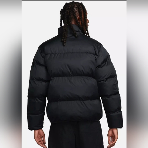 Nike Sportswear Club Puffer Jacket Black White FB7368-010 Men's Size 2XL - Picture 5 of 8